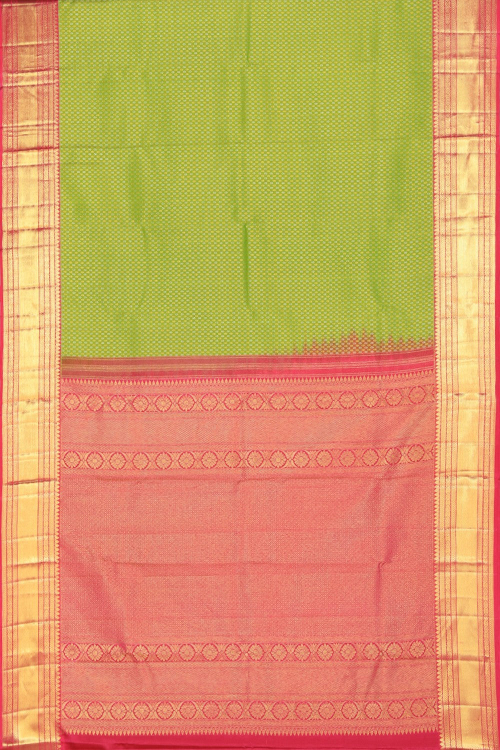 Kanchipattu Green Saree