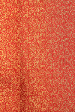 Image of Kanchipattu Brocade Traditional Red Saree