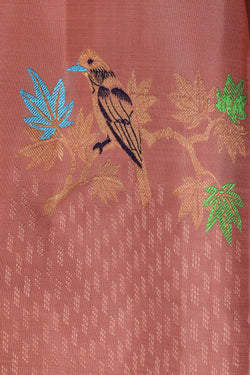 Image of South Silk Brown Saree