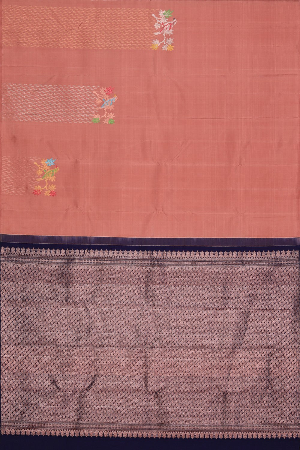 South Silk Brown Saree