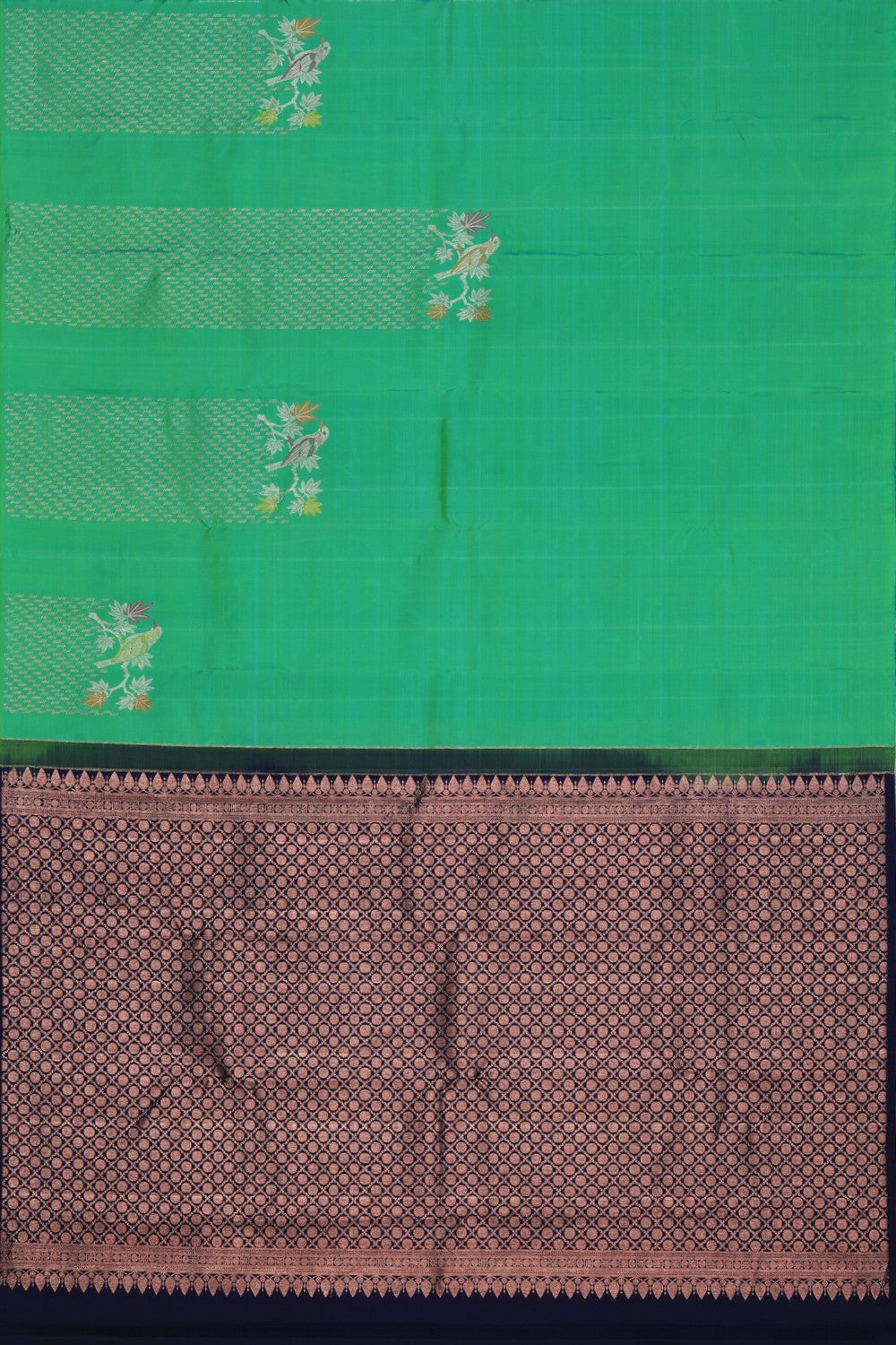 South Silk Sea Green Saree