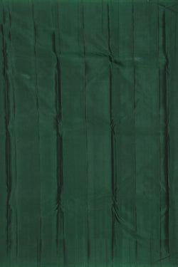 Collection of Kanchipuram Silk Moss Green Saree in a gallery layout