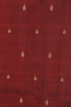 Collection of Arani Silk Maroon Saree in a gallery layout