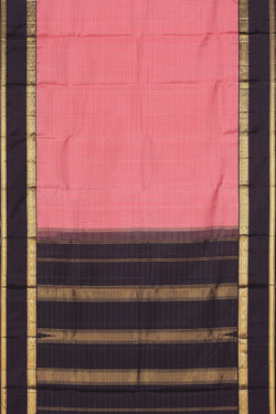 Collection of Arani Silk Pink Saree in a gallery layout