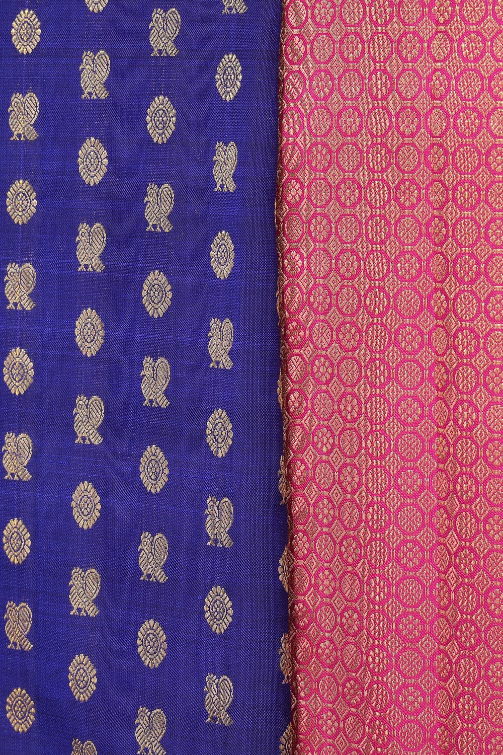 Image of Arani Silk Navy Blue Saree