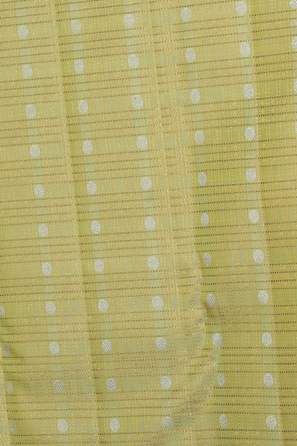 Kanchipuram Silk Spring Yellow Saree