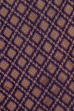 Image of Kanchipattu Brocade Violet Saree