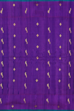 Image of Gadwal Silk Mustard Saree