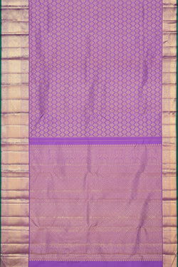 Collection of Kanchiputta Brocade Purple Saree in a gallery layout