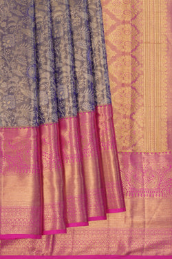 Image of Kanchipattu Tissue Brocade Saree