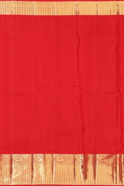 Collection of Kanchipuram Silk Brocade Red Saree in a gallery layout