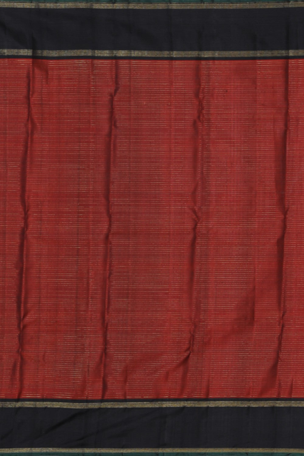 Image of Arani Silk Rust-Red Saree