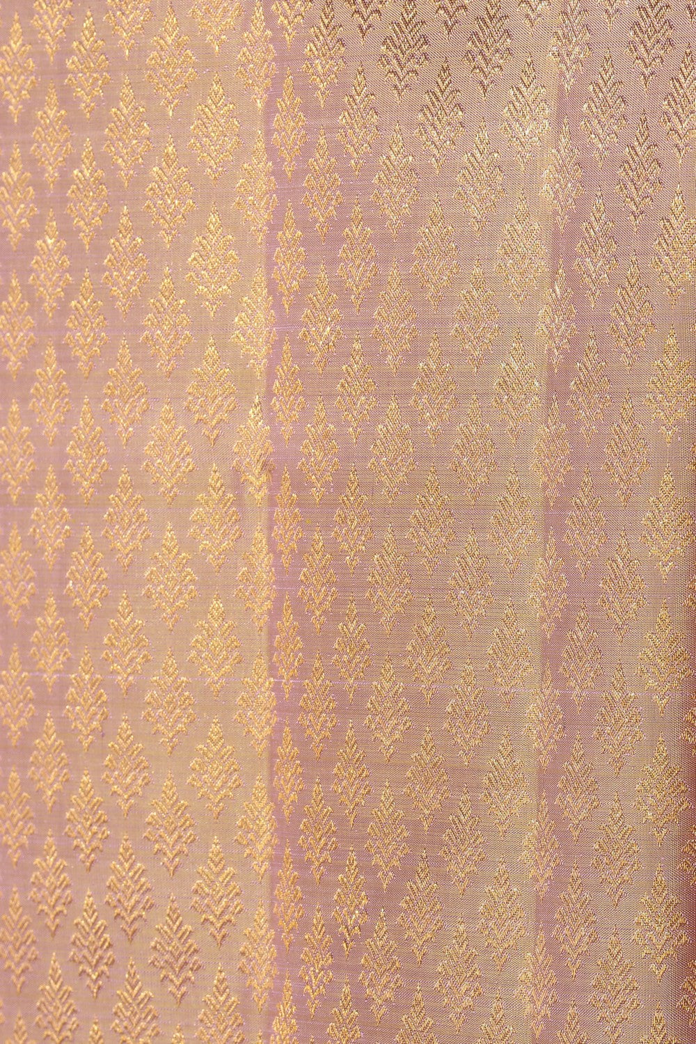 Collection of Kanchipuram Silk Brocade Mild-Yellow Saree in a gallery layout