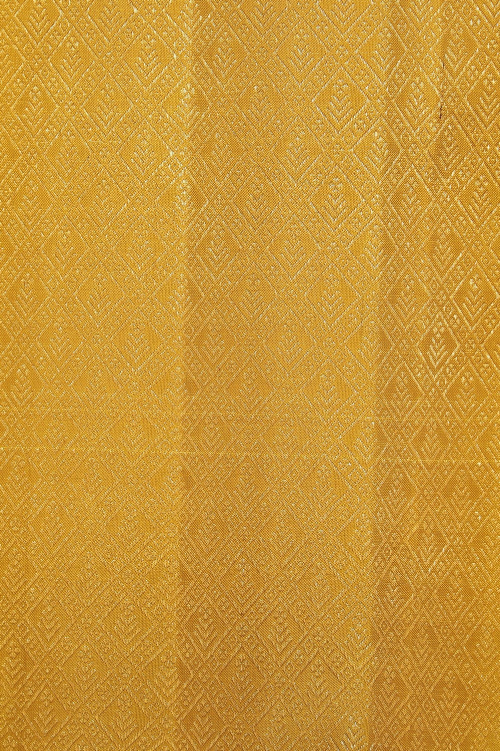 Collection of Kanchipuram Silk Brocade Mustard Saree in a gallery layout