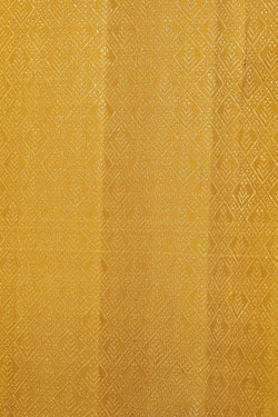 Collection of Kanchipuram Silk Brocade Mustard Saree in a gallery layout