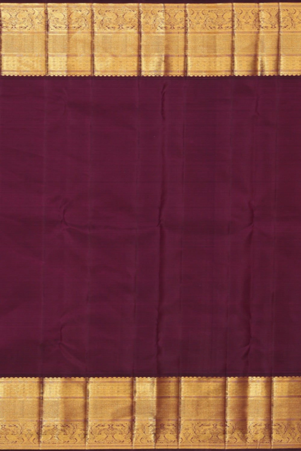 Collection of Kanchipuram Silk Brocade Mustard Saree in a gallery layout