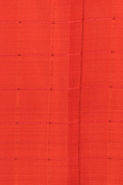 Collection of Arani Silk Orange Saree in a gallery layout