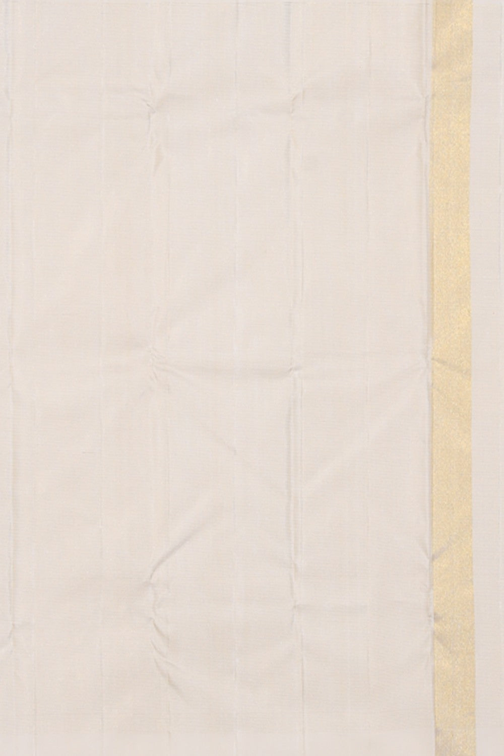 Collection of Arani Silk Off-White Saree in a gallery layout