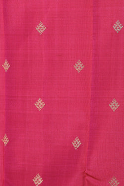 Collection of Kanchipuram Silk Pink Saree in a gallery layout