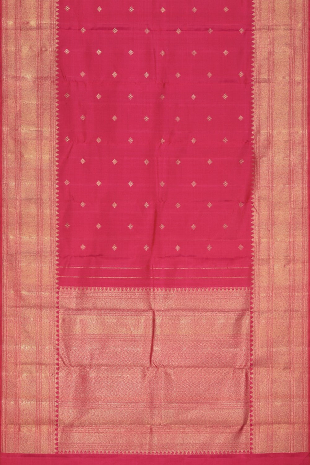 Collection of Kanchipuram Silk Pink Saree in a gallery layout