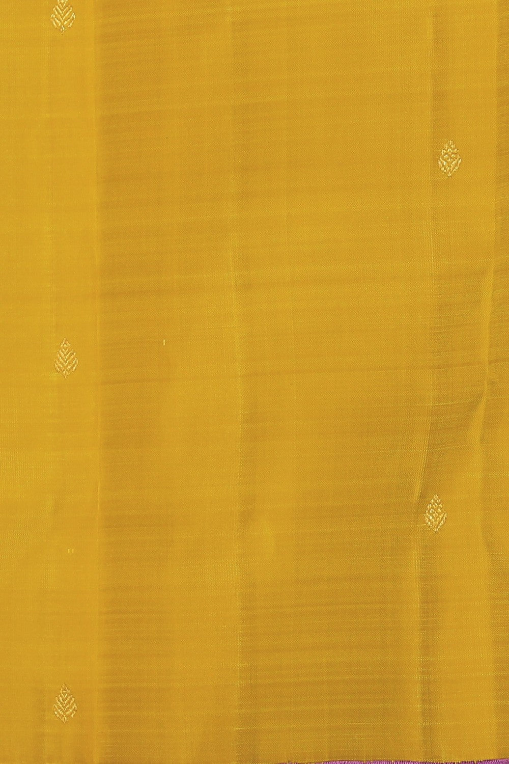 Kanchipuram Silk Yellow Saree