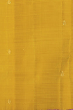 Image of Kanchipuram Silk Yellow Saree