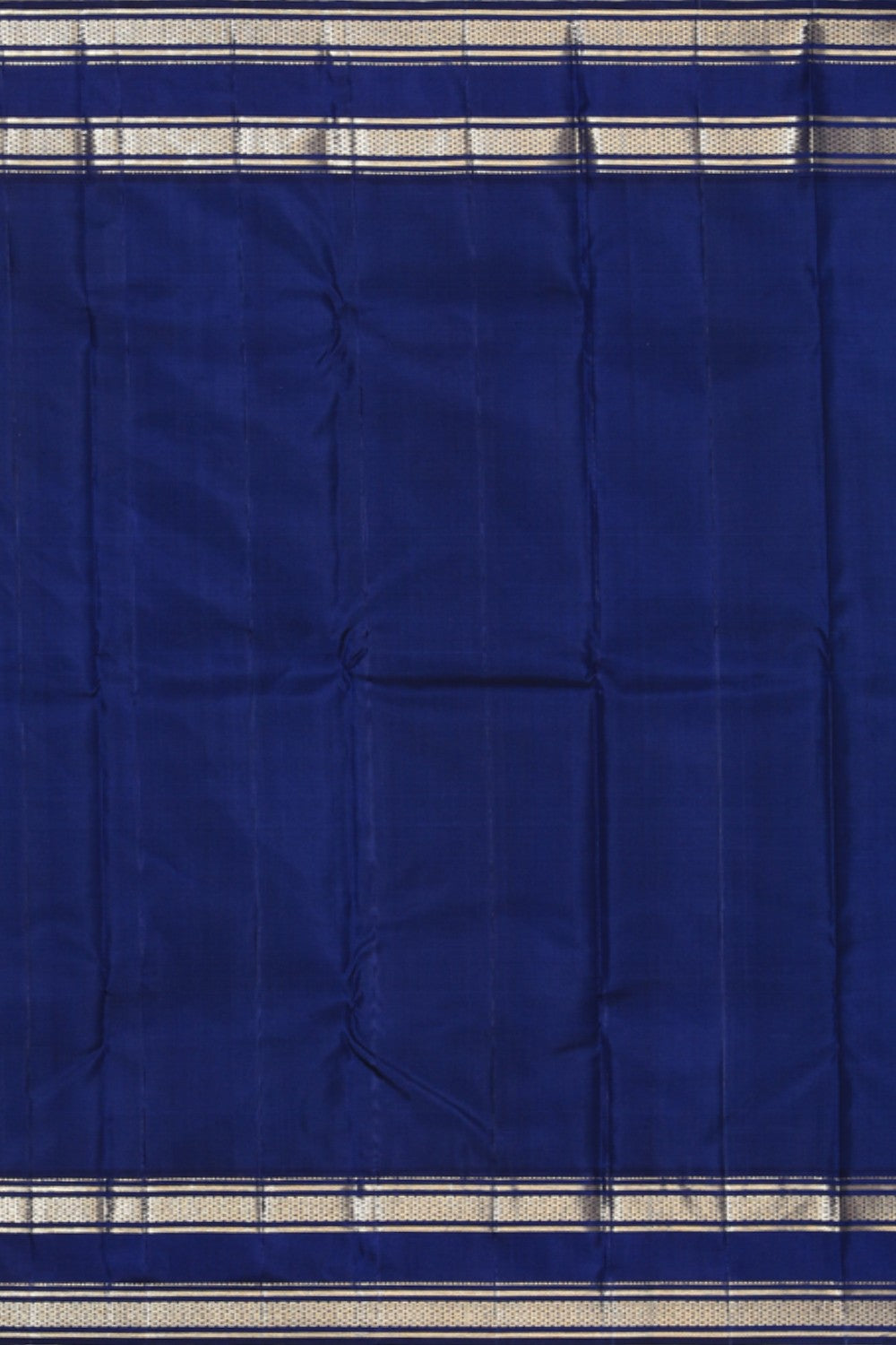 Kanchipuram Silk Turquoise-Blue Saree