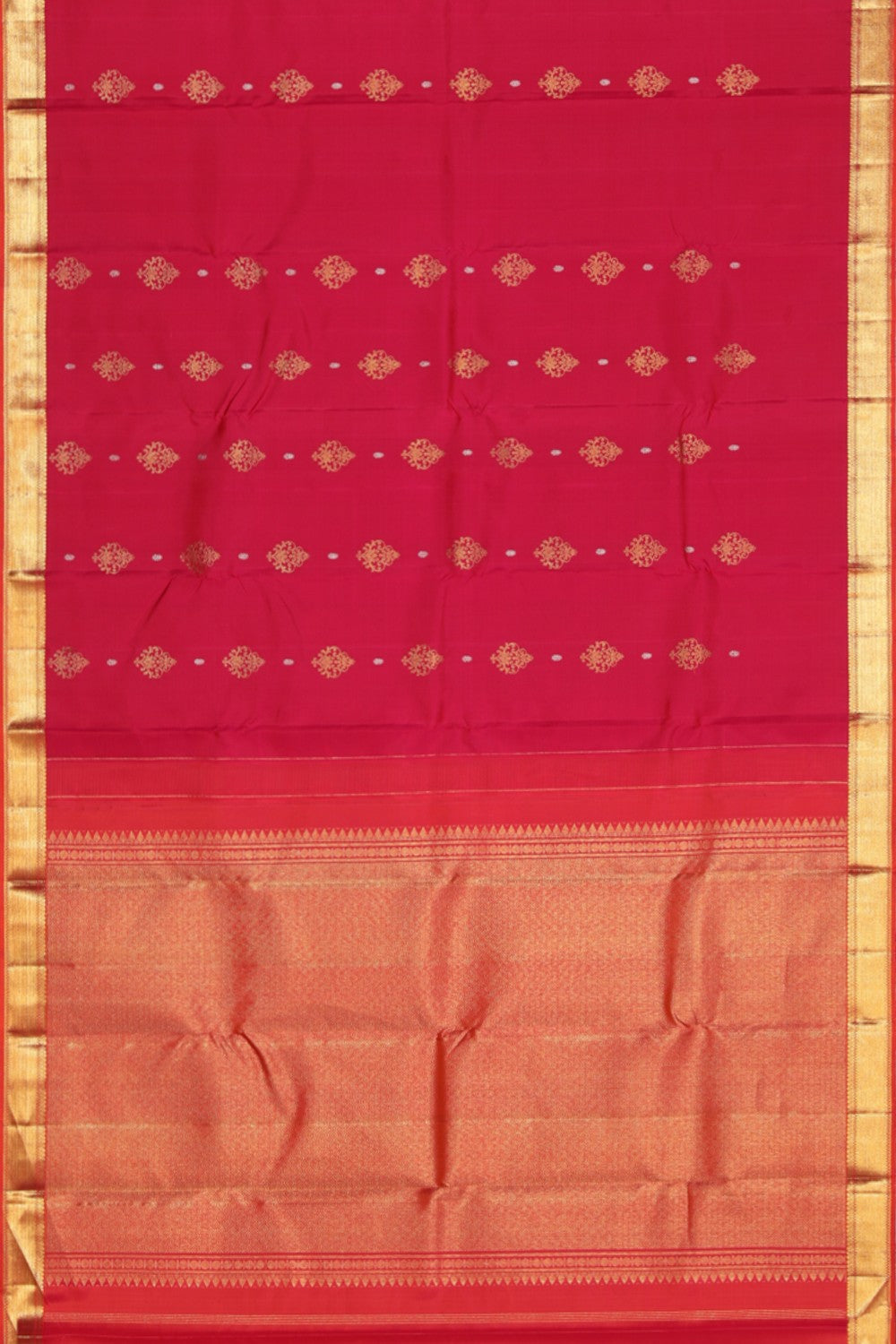 Collection of Arani Silk Pink Saree in a gallery layout