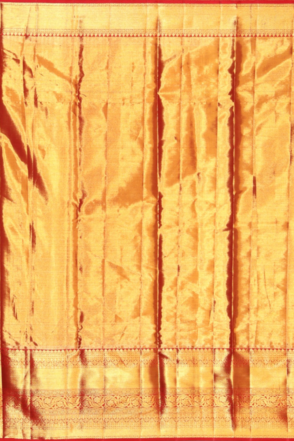 Collection of Kanchipattu Tissue Brocade Gold Saree in a gallery layout