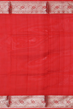 Image of Venkatagiri Silk Red Saree