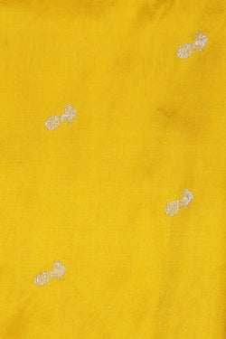 Collection of Paithani Silk Yellow Saree in a gallery layout