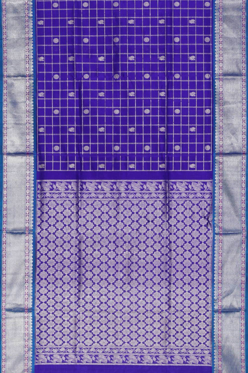 Venkatagiri Silk Purple Saree