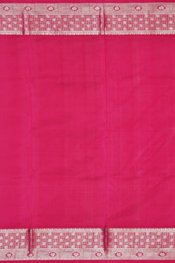 Collection of Venkatagiri Silk Deep-Wine Violet Saree in a gallery layout