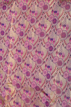 Image of Kanchipattu Brocade Pink Saree