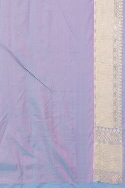 Image of Banarasi Katan Silk Purple Saree