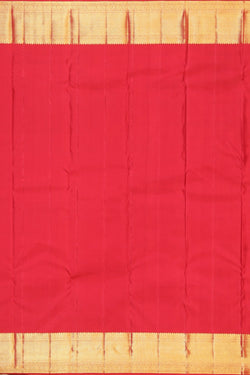 Collection of Kanchi Silk Brocade Red Saree in a gallery layout