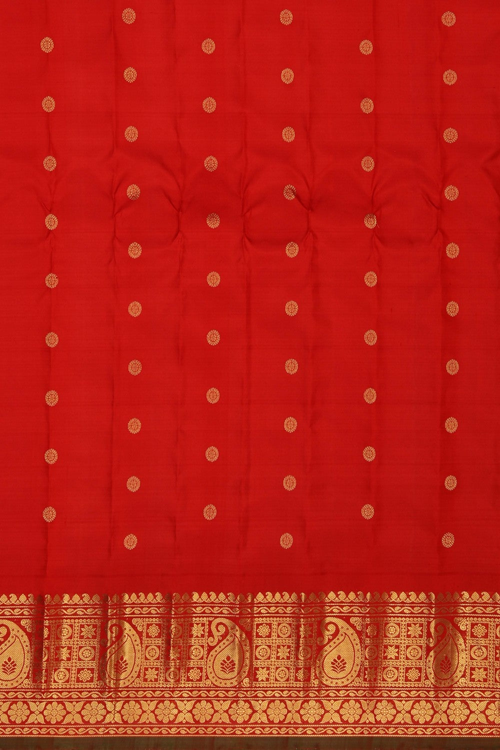 Image of Gadwal Silk Kattam Saree