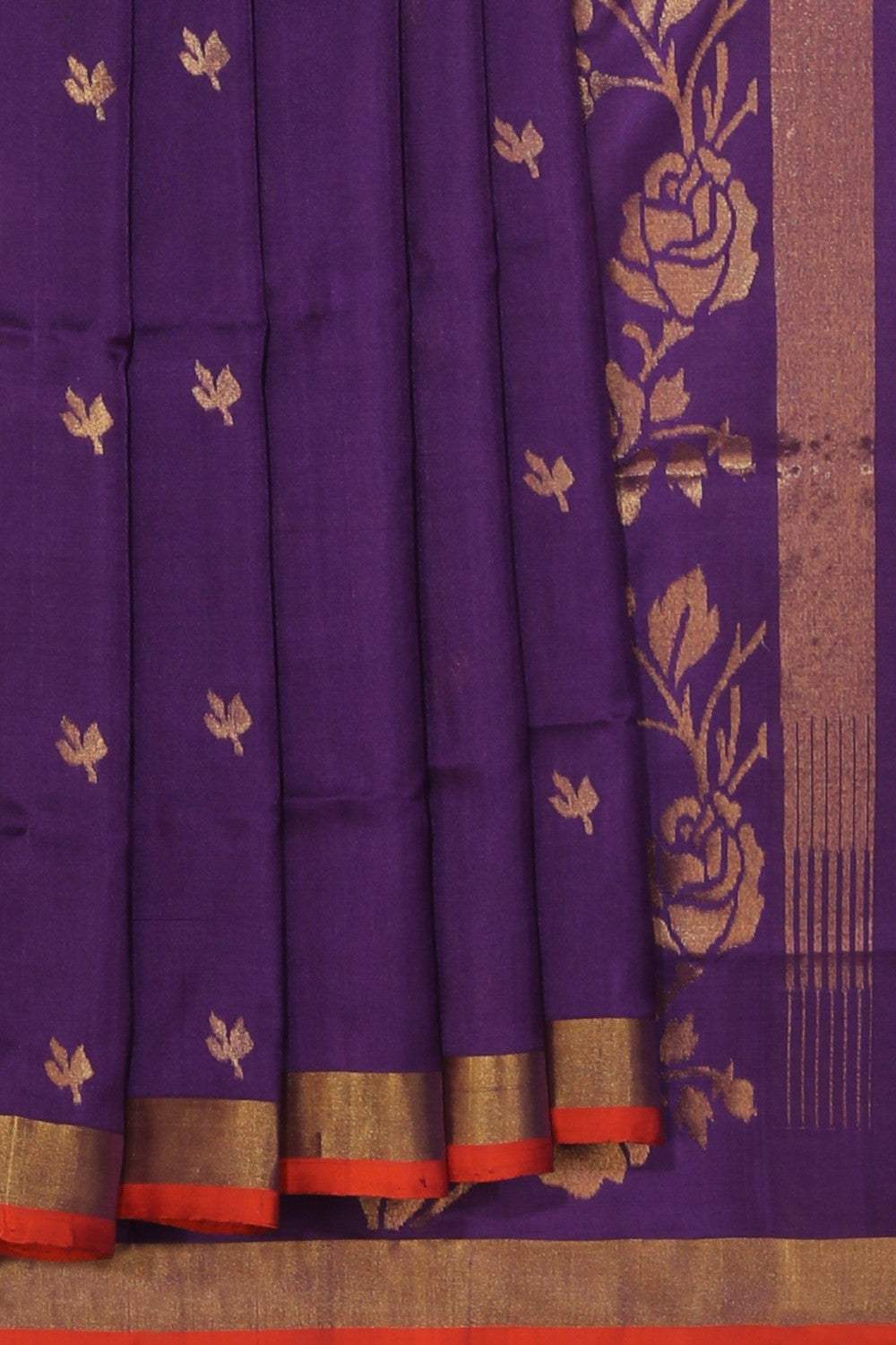 Uppada Silk Violet Saree