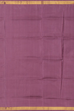 Image of Uppada Silk Caramel Purple Saree