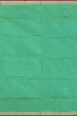 Image of Uppada Silk Aqua-Green Saree