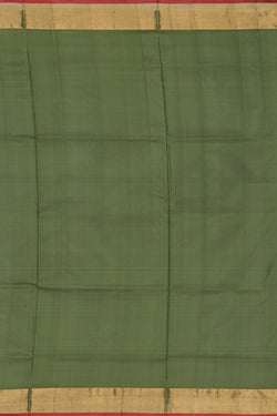 Collection of Uppada Silk Moss-Green Saree in a gallery layout