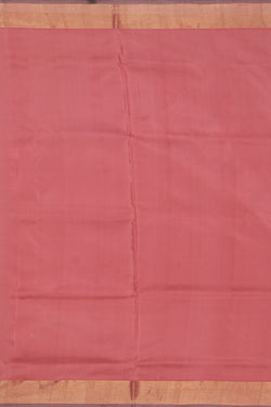 Image of Uppada Silk Coral-Pink Saree