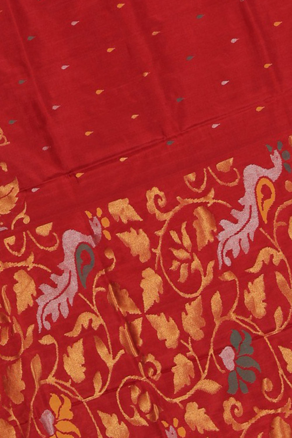 Collection of Uppada Silk Red Saree in a gallery layout