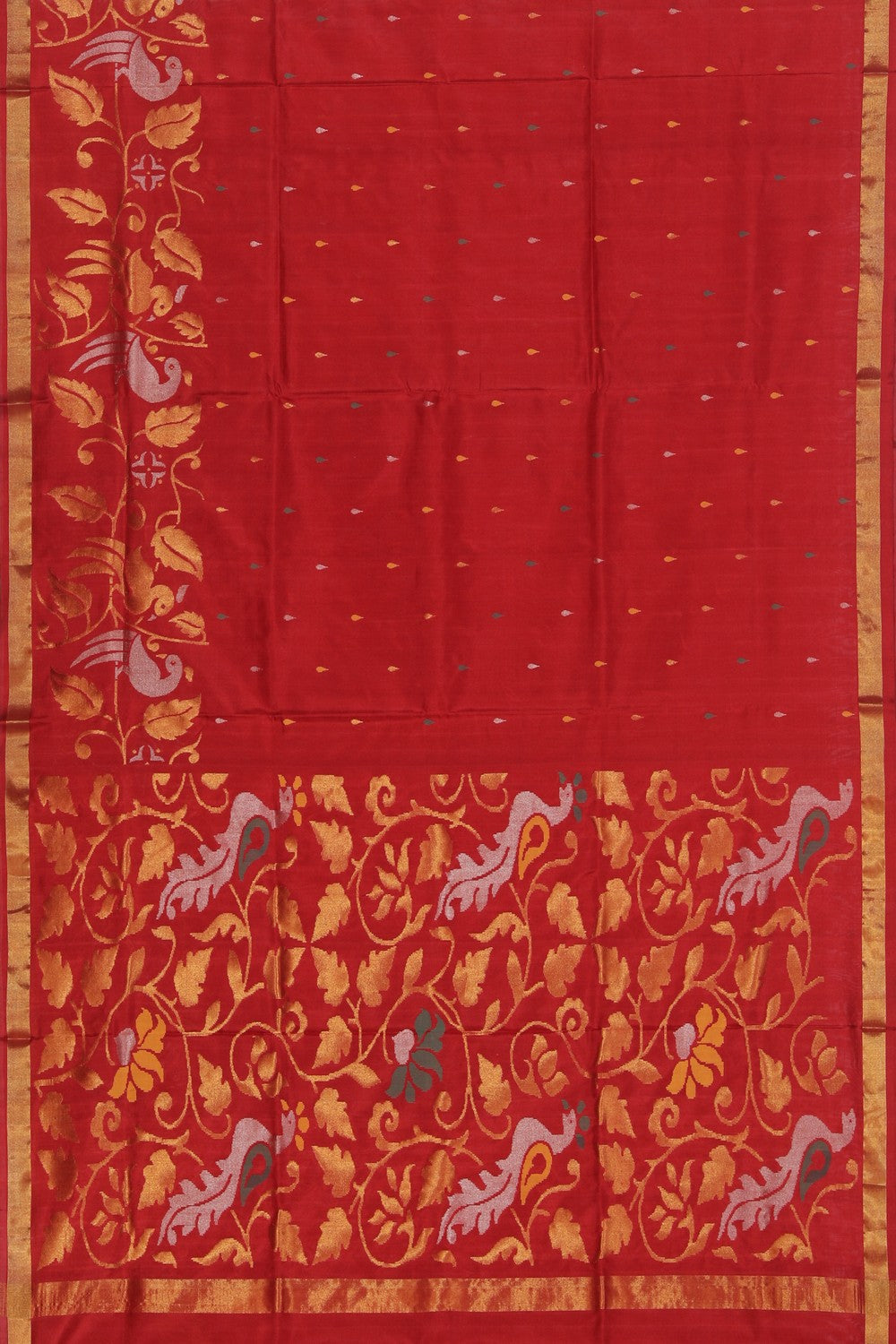 Collection of Uppada Silk Red Saree in a gallery layout