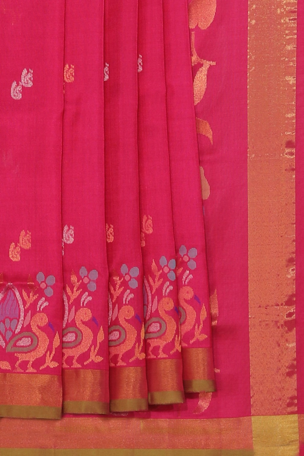 Uppada Silk Pink Saree