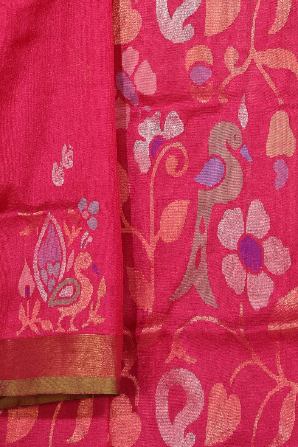 Uppada Silk Pink Saree