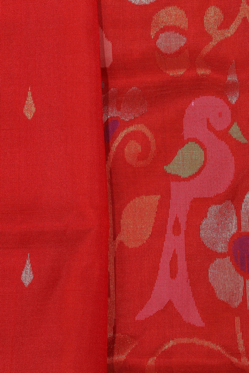 Collection of Uppada Silk Red Saree in a gallery layout