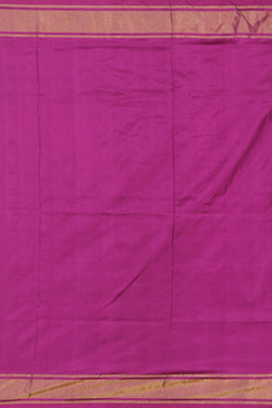 Collection of Pochampally Ikat Silk Purple Saree in a gallery layout