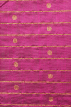 Image of Chanderi Silk Onion Pink Saree