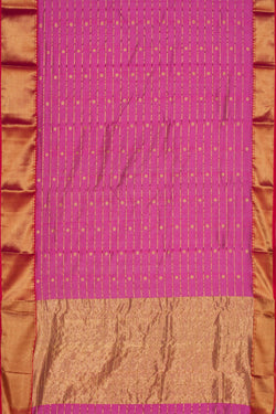 Image of Chanderi Silk Onion Pink Saree